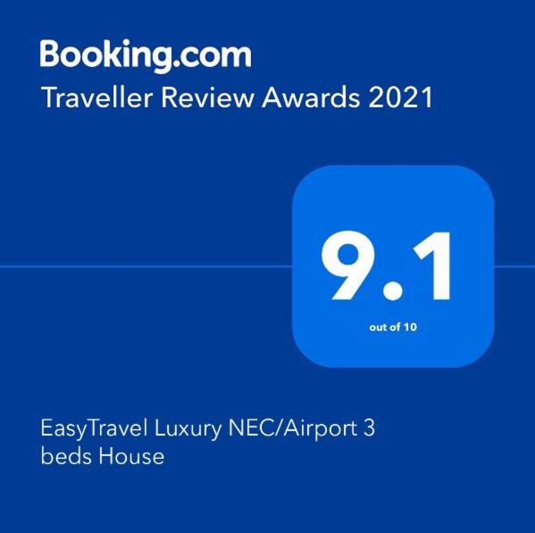 Easytravel Luxury Nec/Airport 3 Beds House Διαμέρισμα Μπέρμιγχαμ Εξωτερικό φωτογραφία